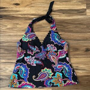 Colorful Paisley Halter Top